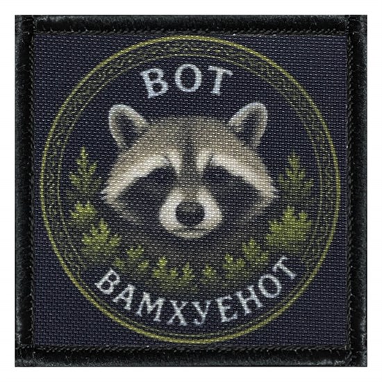 Шеврон на липучке с принтом Вот вамхуенот 8x8 SHV-DTG-7 - фото 17182