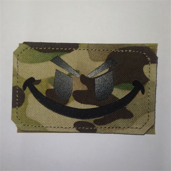 Шеврон на липучке LaserCut Смайл 5x8 мультикам SHV-LC-8(1) - фото 18139