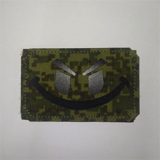 Шеврон на липучке LaserCut Смайл 5x8 ЕМР SHV-LC-8(11) - фото 18141