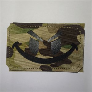 Шеврон на липучке LaserCut Смайл 5x8 мультикам SHV-LC-8(1)